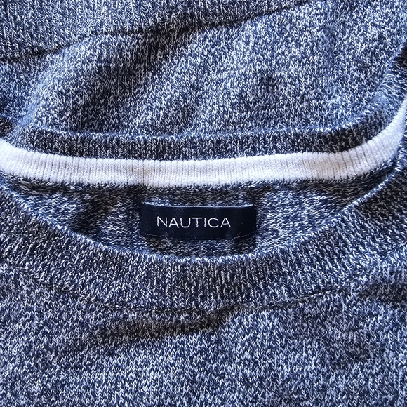 Nautica Long Sleeve Anchor Intarsia Womens Sweater Top - Picture 2 of 16